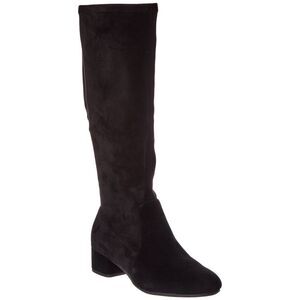 Dune London Topsy Suede Boot, Black